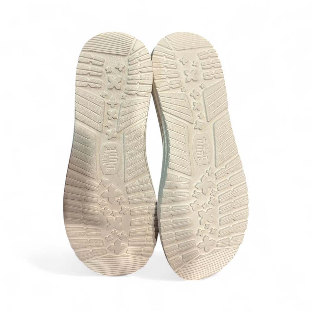 Hey Dude Women's Wendy Woven Cheetah Grey Slip-On Shoes - Picture 4 of 8